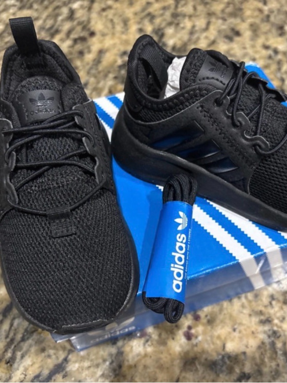 adidas Black Mesh Athletic Sneakers